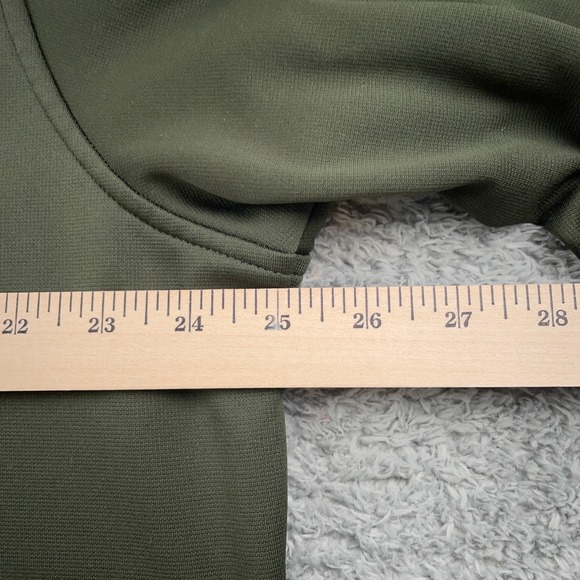 Under Armour Hoodie Mens 2XL Green Fleece Pullover Sweatshirt Loose Fit Athletic - Picture 6 of 10